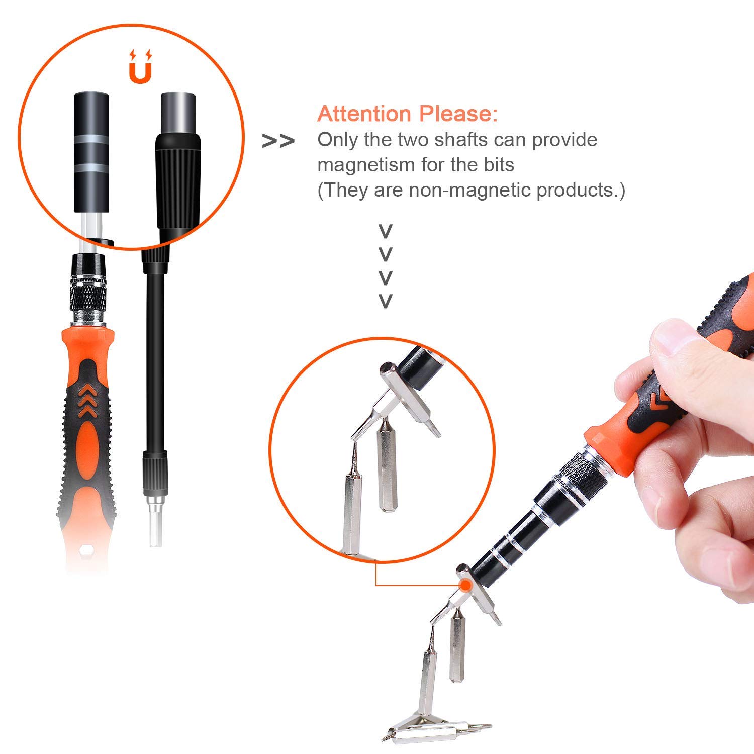 Gocheer Schraubendreher Set Klein，115 in 1 Schraubendreher für Handy Präzisionsschraubendreher Set für iPhone,Laptop,Tablet,Uhren,Kamera,Elektronik Set