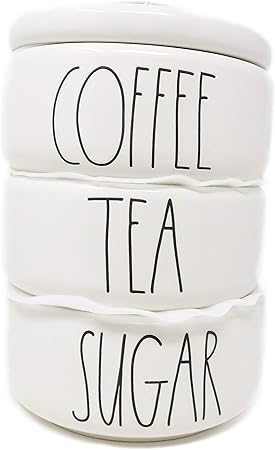 rae dunn tea coffee sugar