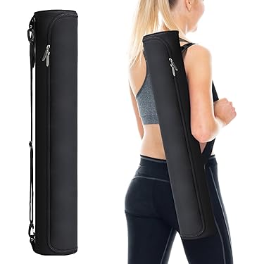 Sac De Sport Pour Tapis De Yoga - Grande Capacité, étui De Transport, Polyester, Zip