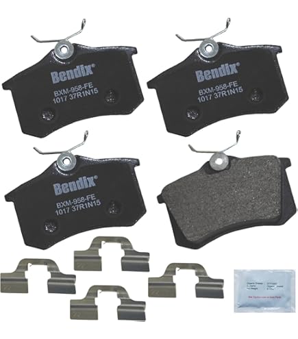 BOSCH BC1107 QuietCast Premium Ceramic Disc Brake Pad Set