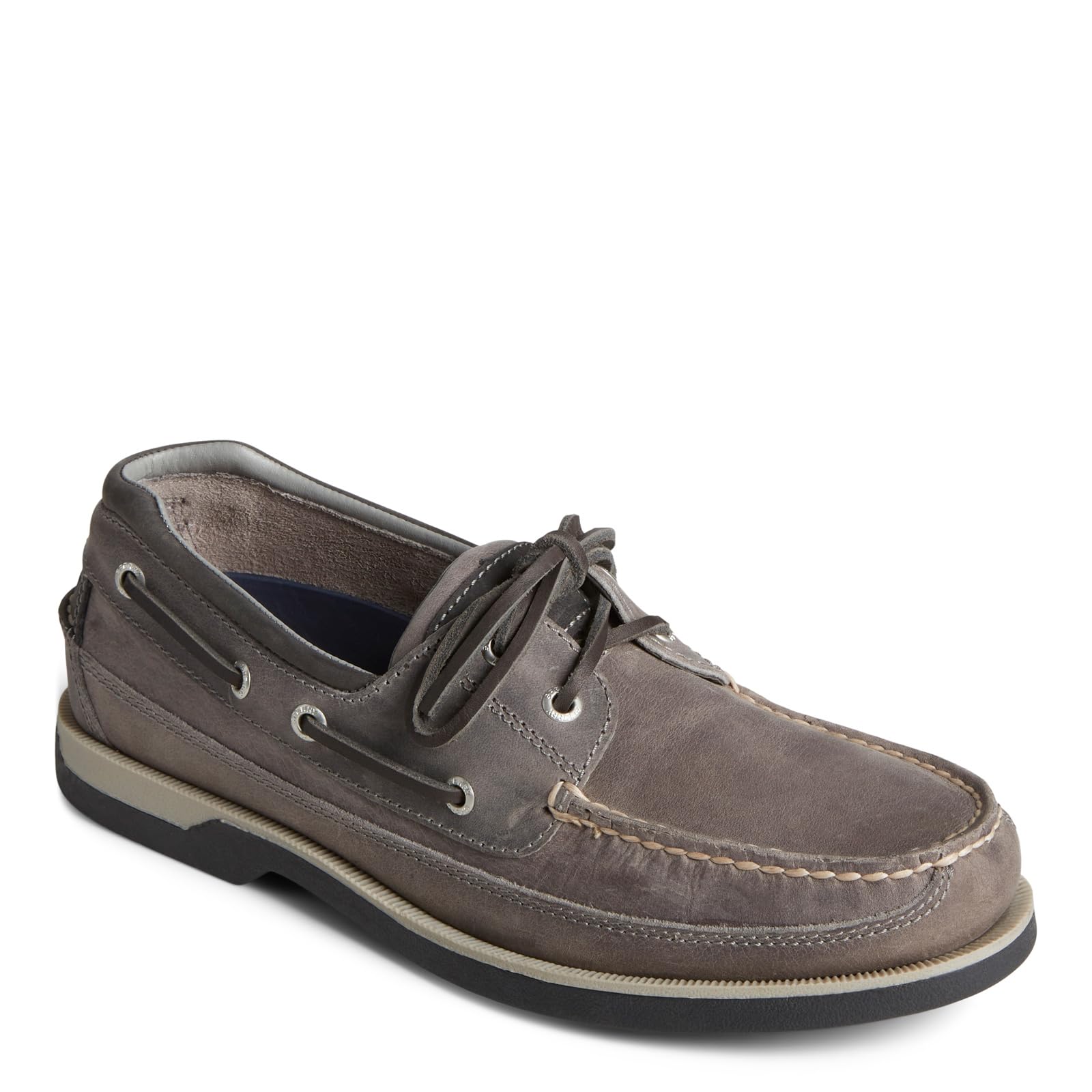 Sperry Mens Shoes Men’s Mako 2-Eye Boat Shoe, Grey, 11.5