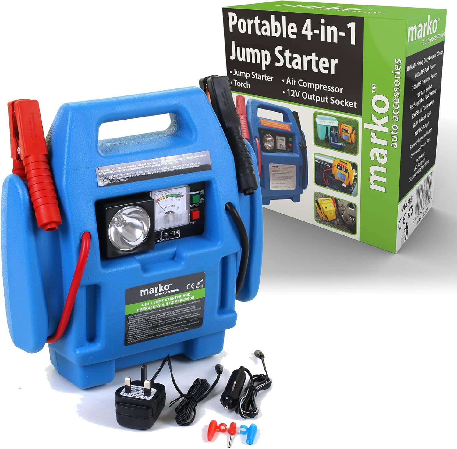 Marko Auto Accessories 12V Car Jump Starter Battery Start Portable