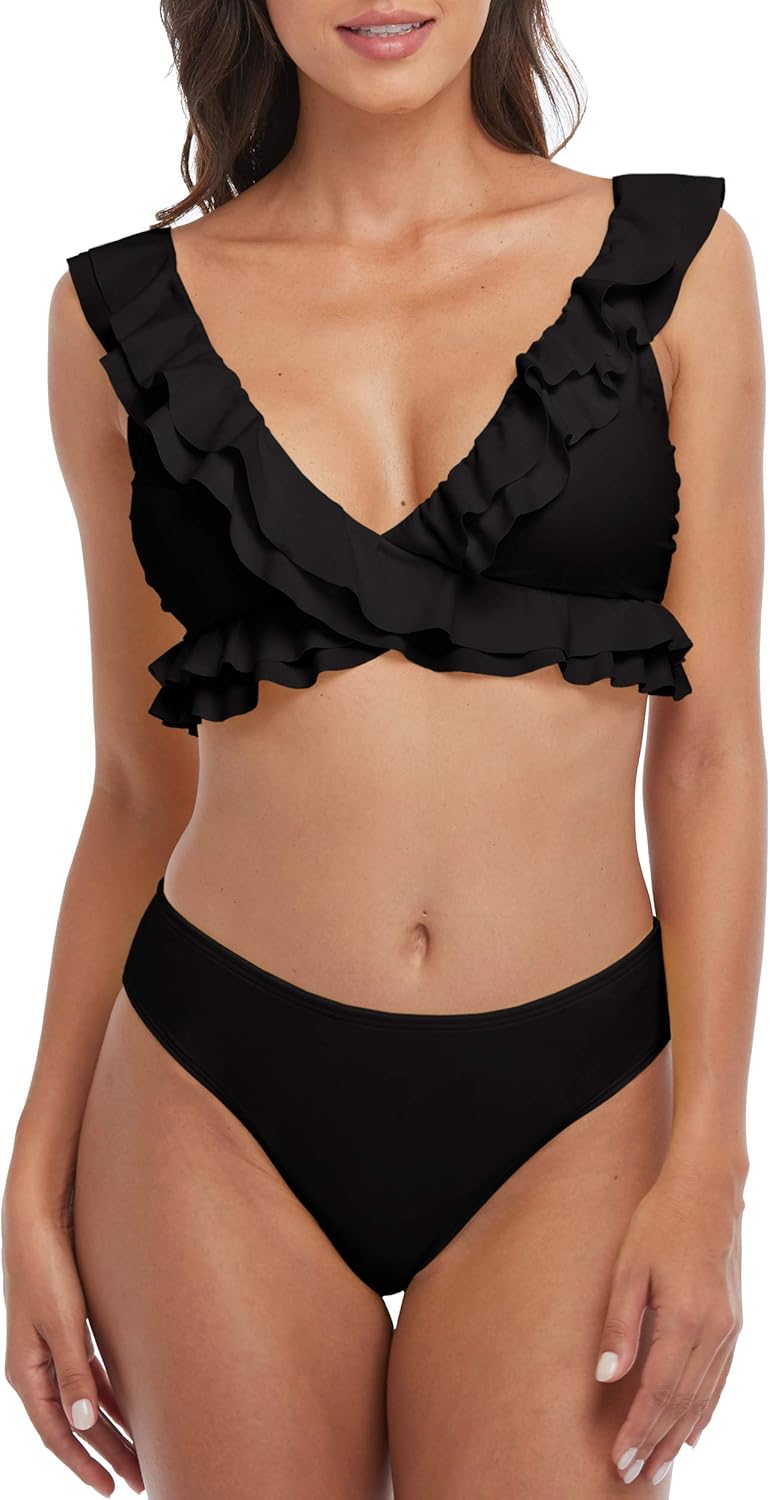 cute ruffle bikini