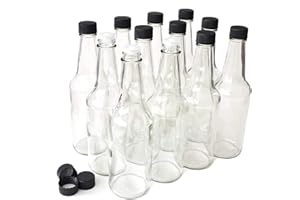 nicebottles - Hot Sauce Bottles, 10 Oz - 12 Pack