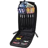 Mini Pro Black Leather Dart Case