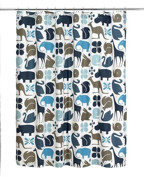 Buy Dwellstudio Baby Gio Shower Curtain Aqua Discontinued By