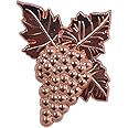 SOMM DIGI Sommelier & Grape Pin in Rose, Silver, and Gold - Elegant Wine Leaf Design