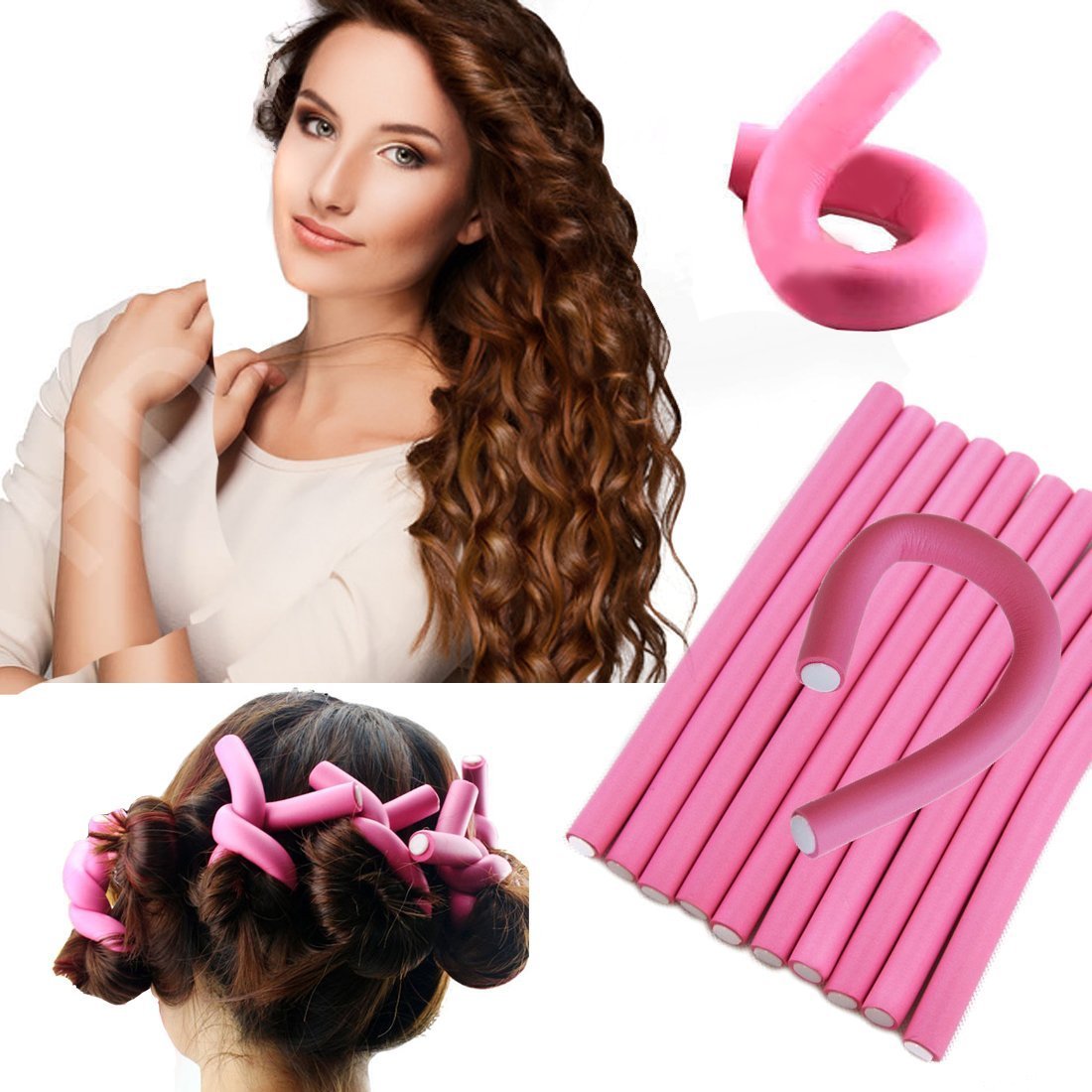 Buy Prime Soft Twist Magic Foam Roller Curler Sticks Hair Rollers
