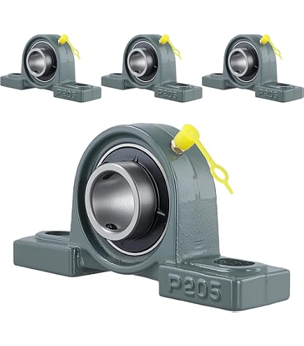 Produktbild von PATIKIL Spannlager 30 Mm Bohrung – 2 Stück, Flansch-Pillow-Block, Selbstausrichtend, Zinklegierung & Lagerstahl – Für Maschinen Und Förderanlagen
