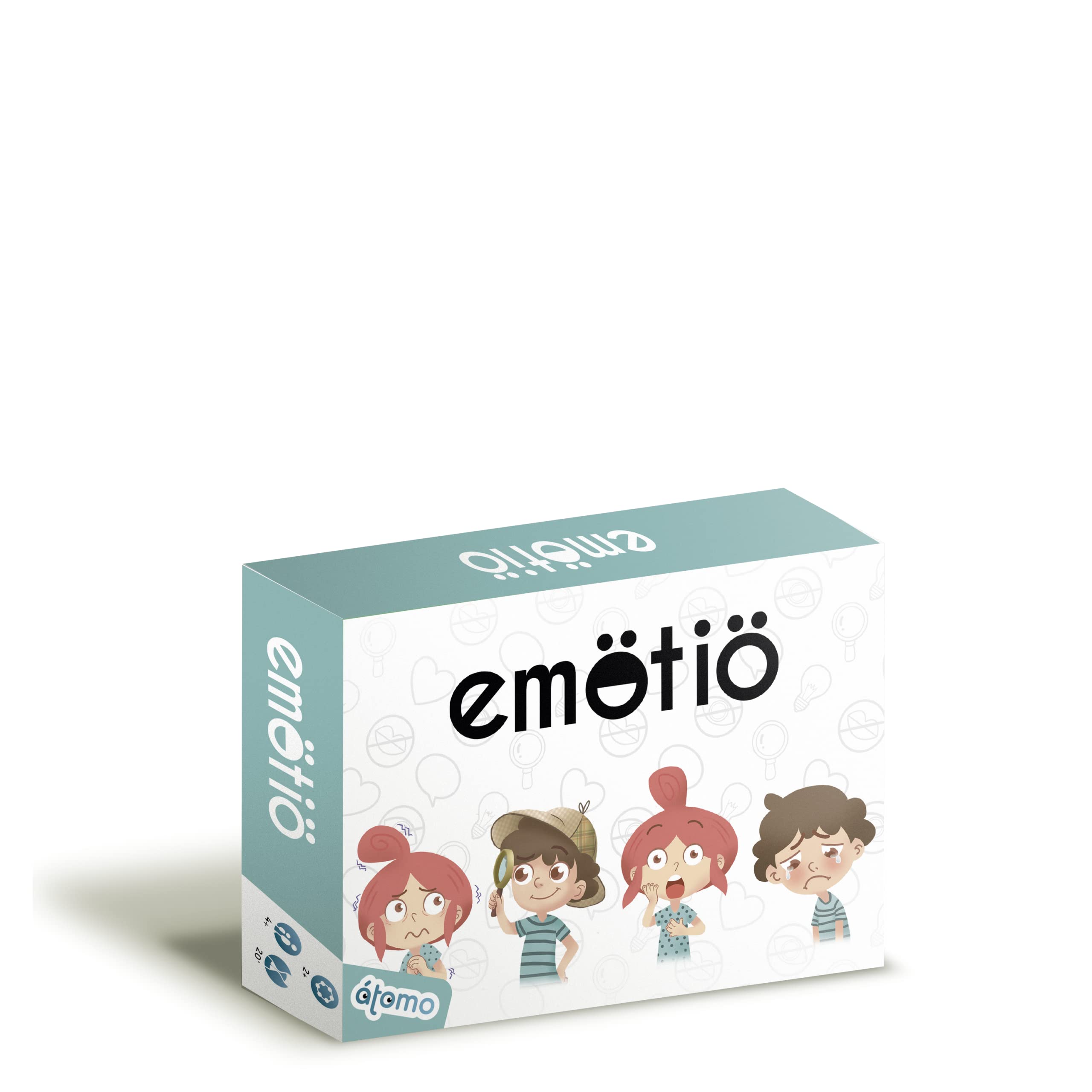 Atomo Games Emötiö Children's Board Game | Card Game for Children from 4 Years | Emotional Intelligence Enhancer Game