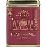 Harney & Sons Death on the Nile Herbal Tea, 20 Premium Sachets, Caffeine Free