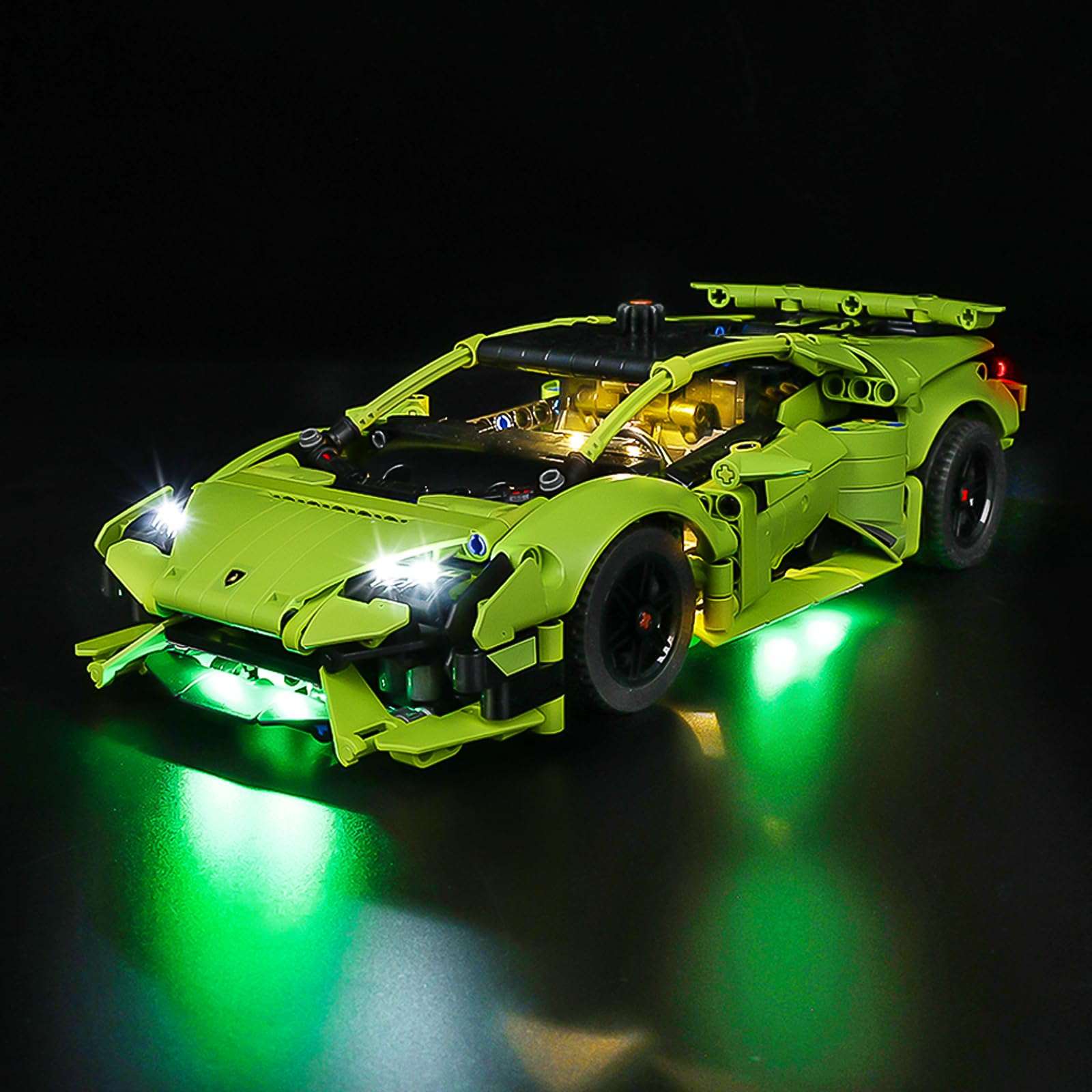 Kyglaring LED Lighting Kit Compatible with Lego Lamborghini Huracán Tecnic 42161 Building Blocks, Lighting Accessories for Lego 42161 Model Set (Not Include Models) — image 1