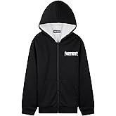 Fortnite Hoodie for Boys, Teens, 7-16 Yrs, Zip-Up Sweatshirt, Sherpa Hoodies with Kangaroo Pockets, Gamer Gifts for Boys