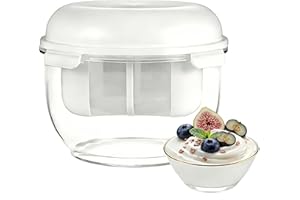 Greek Yogurt Strainer Separator - Yogurt Filter for Whey Separation, Suitable for Juice & Yogurt Milk, Kefir, Tofu, CheeseBPA