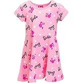 Barbie Girls French Terry Skater Dress Toddler to Big Kid