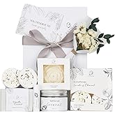 EXTALOW Spa Gifts for Women Bath and Body Gift Basket Valentines Day Gifts Coconut Lavender Home Spa Set Self Care Gift for Mom Sister Her Wife Birthday Gifts Spa Kit Care Package Thank You Gift