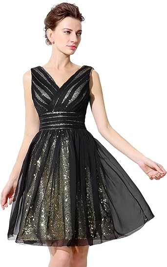 black and gold homecoming dress
