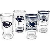 Tervis Penn State Nittany Lions - Assorted Made in USA Double Walled Insulated Tumbler Travel Cup Keeps Drinks Cold & Hot, 16oz 4pk, Classic