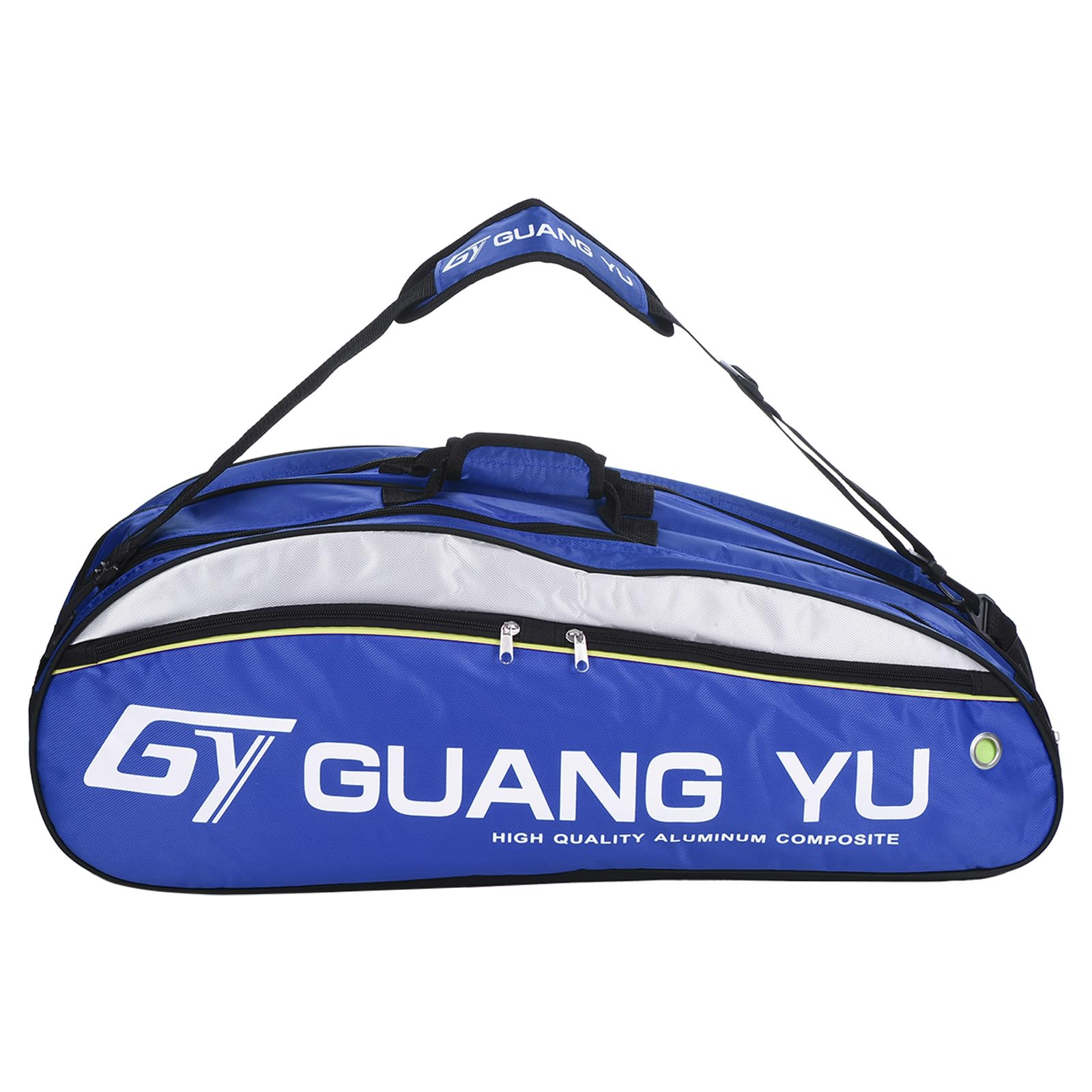 M METERXITY Racquet Badminton Bag - Multi Compartment Waterproof Large Badminton Bags with Adjustable Shoulder Straps, Apply to Men Women Player (6 Racquet, Blue)