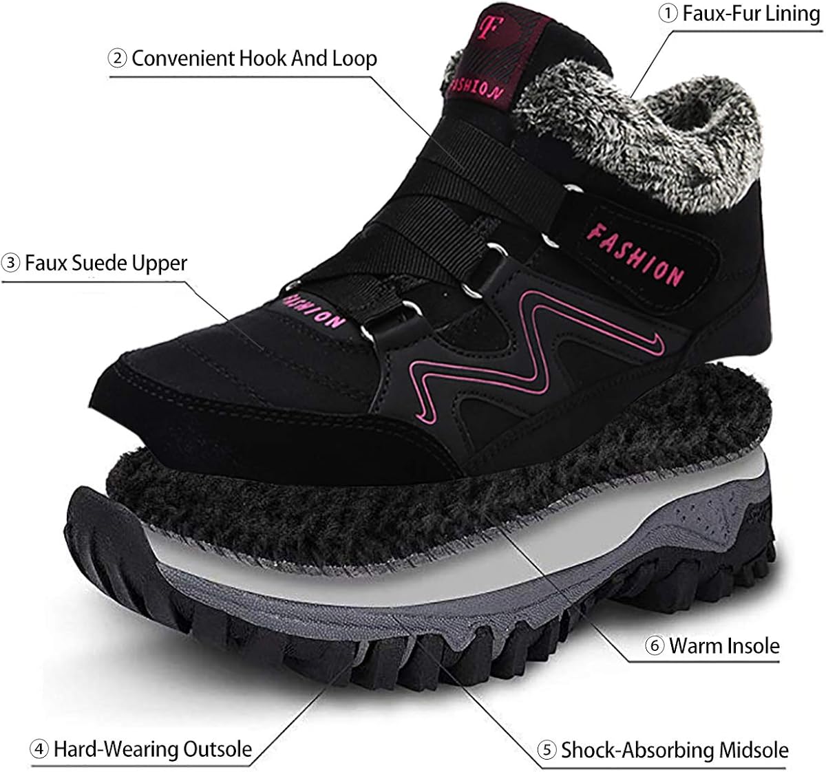 womens fur lined high top sneakers