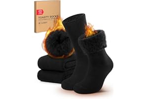 CLOSEMATE Mens Winter Boots Socks Gifts for Men 2 Pairs Warm Thick Thermal Comfortable Moisture Wicking for Cold Weather