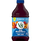 V8 Acai Mixed Berry 100% Fruit and Vegetable Juice, 46 fl oz Bottle