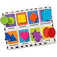 Melissa & Doug Shapes Wooden Chunky Puzzle (8 pcs)