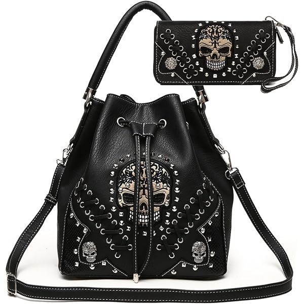 Amazon.com: Cowgirl Trendy Sugar Skull Punk Art Rivet Stud 