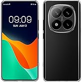 kwmobile Case Compatible with Xiaomi Redmi Note 14 Pro 4G - Clear Case Soft Slim Flexible Protective TPU Phone Cover - Transparent