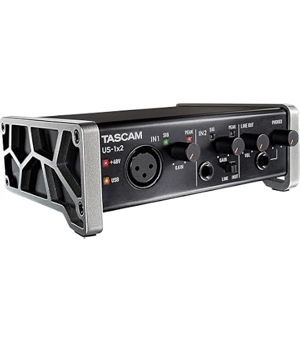 Amazon.com: Tascam US-1X2HR 1 Mic 2IN/2OUT High Resolution