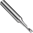 LMT Onsrud 63-618  Solid Carbide Upcut Spiral O Flute Cutting Tool, Inch, Uncoated (Bright) Finish, 22 Degree Helix, 1 Flute, 2.0000" Overall Length, 0.1875" Cutting Diameter, 0.2500" Shank Diameter