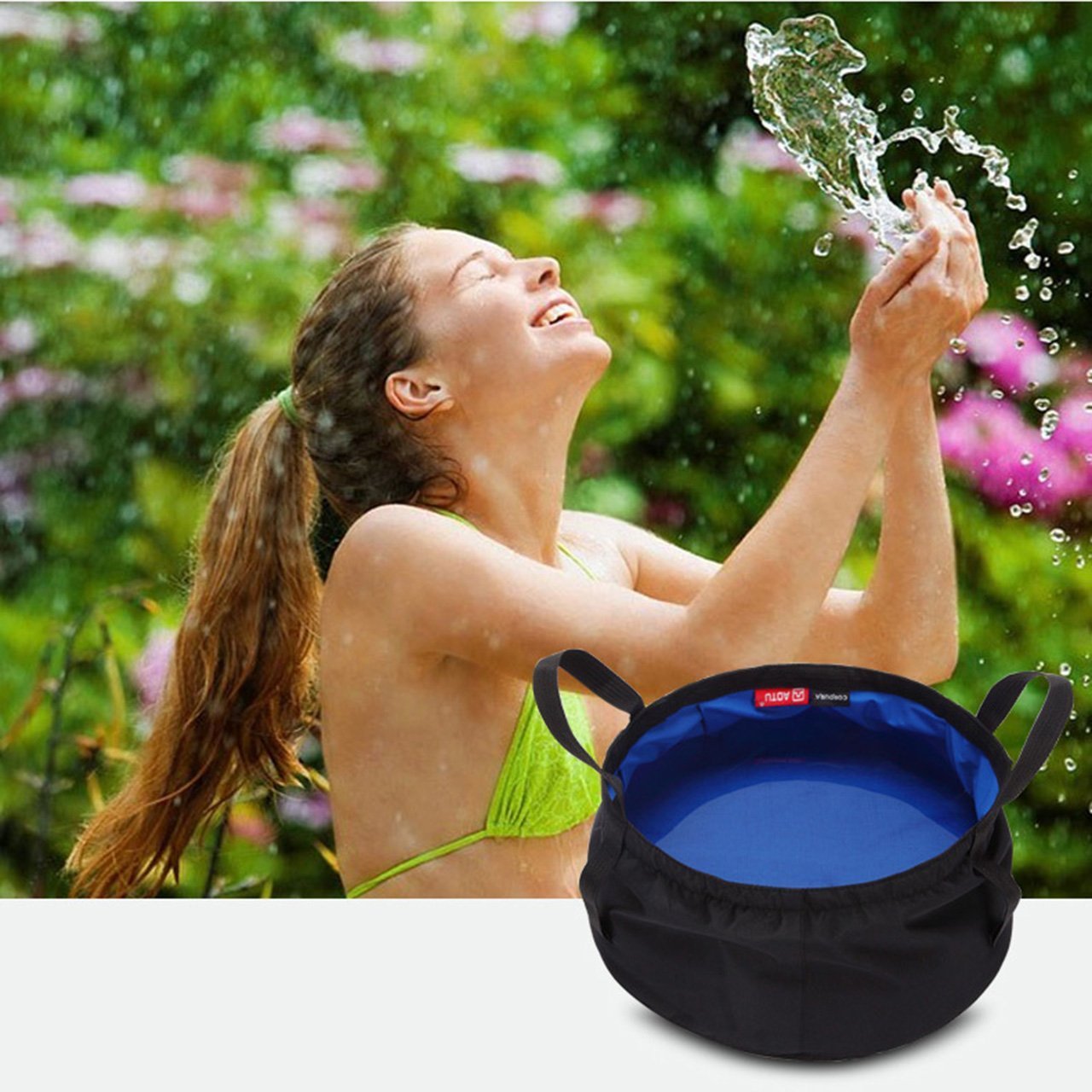 Acampada y senderismo senderismo Lavabo ligero y plegable Rayami de 8,5