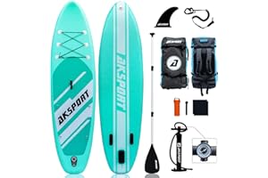 AKSPORT Inflatable Stand Up Paddle Board with Premium SUP Board Accessories,Inflatable Paddle Boards for Youth & Adult
