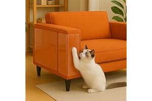 Cat Scratch Protector 15.7" x 118" Couch Protectors from Cat Scratching Transparent Anti Scratch Furniture Protector Resistan