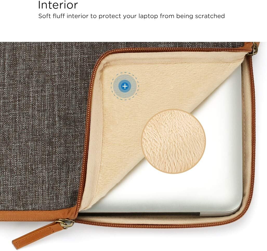 Custodia Per Laptop 13 Pollici Rosenice - Impermeabile In Neoprene, Per MacBook Air/Pro Retina, Sottile E Resistente (Nero) - Foto 2