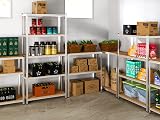 Deuba 2x 5 Tier Garage Shelving Units Heavy Duty Metal Rack Boltless 170x75x30cm view 8