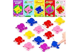 PEACURH 30Pcs Jumping Frogs Easter Party Favors for Kids, Easter Egg Fillers Small Toys Prizes Bulk,Goodie Bag Stuffers Pinata Fillers, Treasure Box Toys for Classroom, Easter Basket Stuffers for Boy Girl