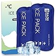 Ice Packs for Insulin Cooler Travel Case, Pack of 2(180g *2), TSA Approved Reusable Cooler Ice Packs, Retention for 8-24 Hours, Suitable for Most Medication Cooler Travel Case (2)