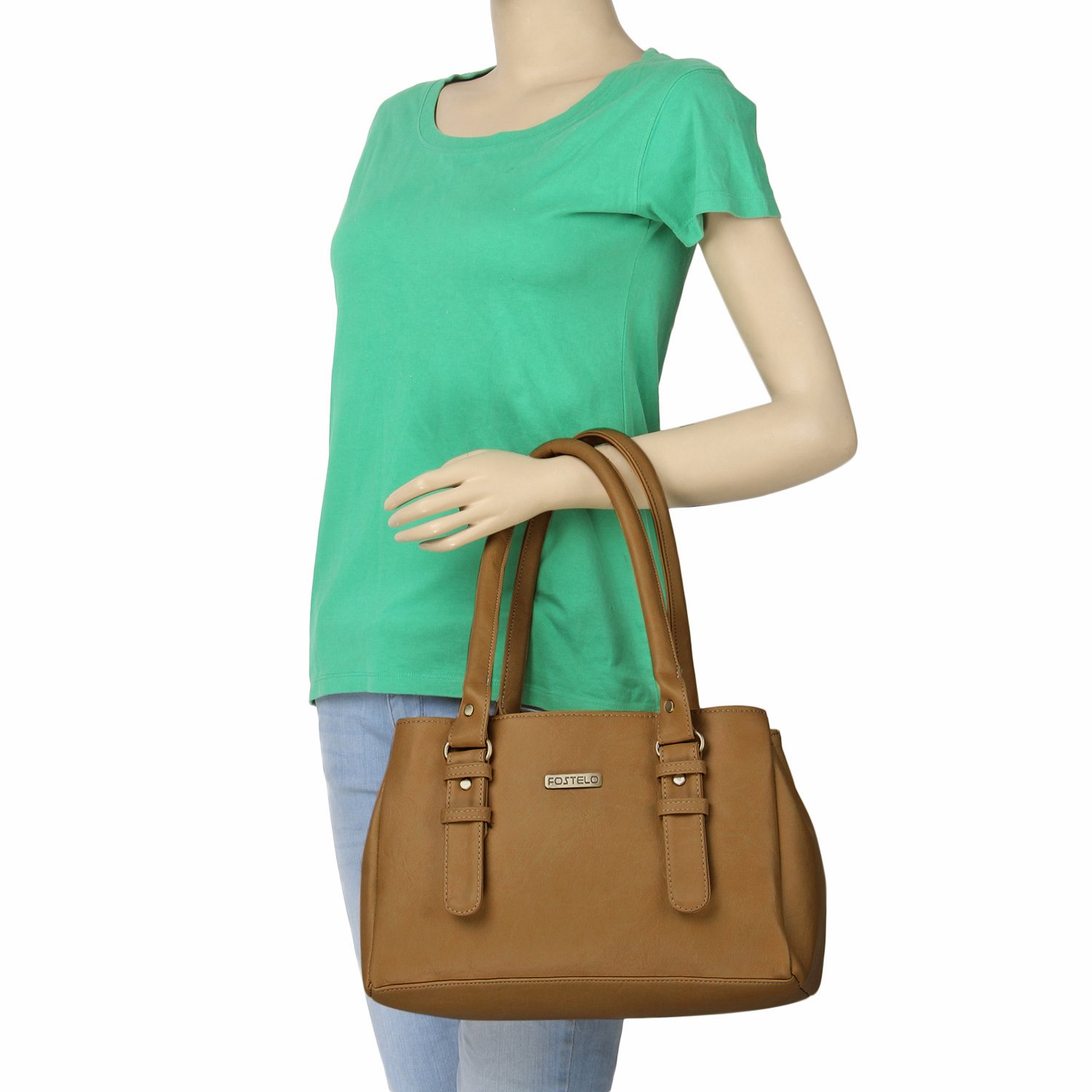 fostelo westside women's handbag (tan) ()