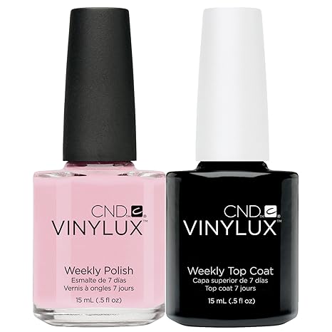 CND Vinylux Negligee plus Top Coat 15 ml, 1er Pack (1 x 30 ml)
