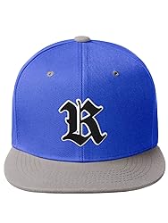 Daxton Classic Snapback Old English A to Z Numbers