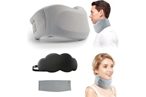 Neck Brace for Neck Pain & Support, Neck Stretcher Support Brace with Ergonomic Foam Wrap to Pressure Relief of The Cervical 