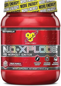 BSN N.O.-XPLODE - Fruit Punch, 2.45 lb (60 servings)