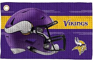 Northwest NFL Golf Towel – Official Licensed Microfiber Waffle Fabric, Absorbent 16x25 in Club Cleaning Accessory