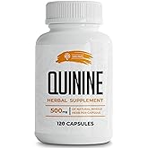 SIRUNES Leg Cramps Relief Quinine Capsules – Natural Cinchona Bark Supplement for Cramp Defense & Digestive Health – 1000mg Quinine Pills, 120 Tablets, Non-GMO, Gluten-Free