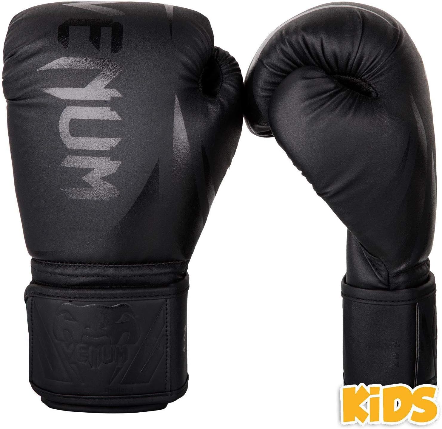 Venum Challenger 2.0 Kids Boxing Gloves Black Muay Thai Kickboxing Sparring