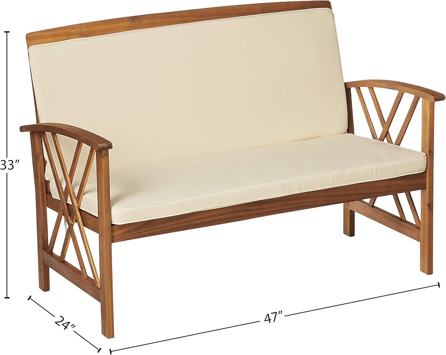 Safavieh 4-Piece Outdoor Collection Fontana Patio Set: Kitchen & Dining