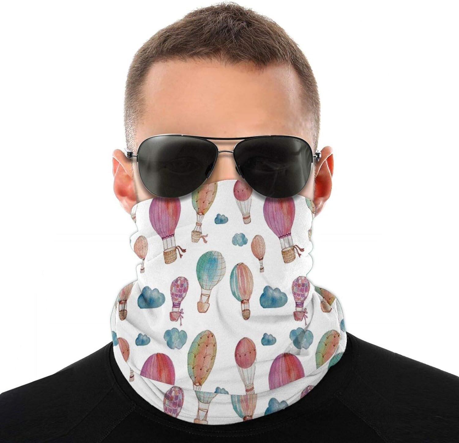 Hand Painted Style Cute Floating Balaclava,Bandana,Neck