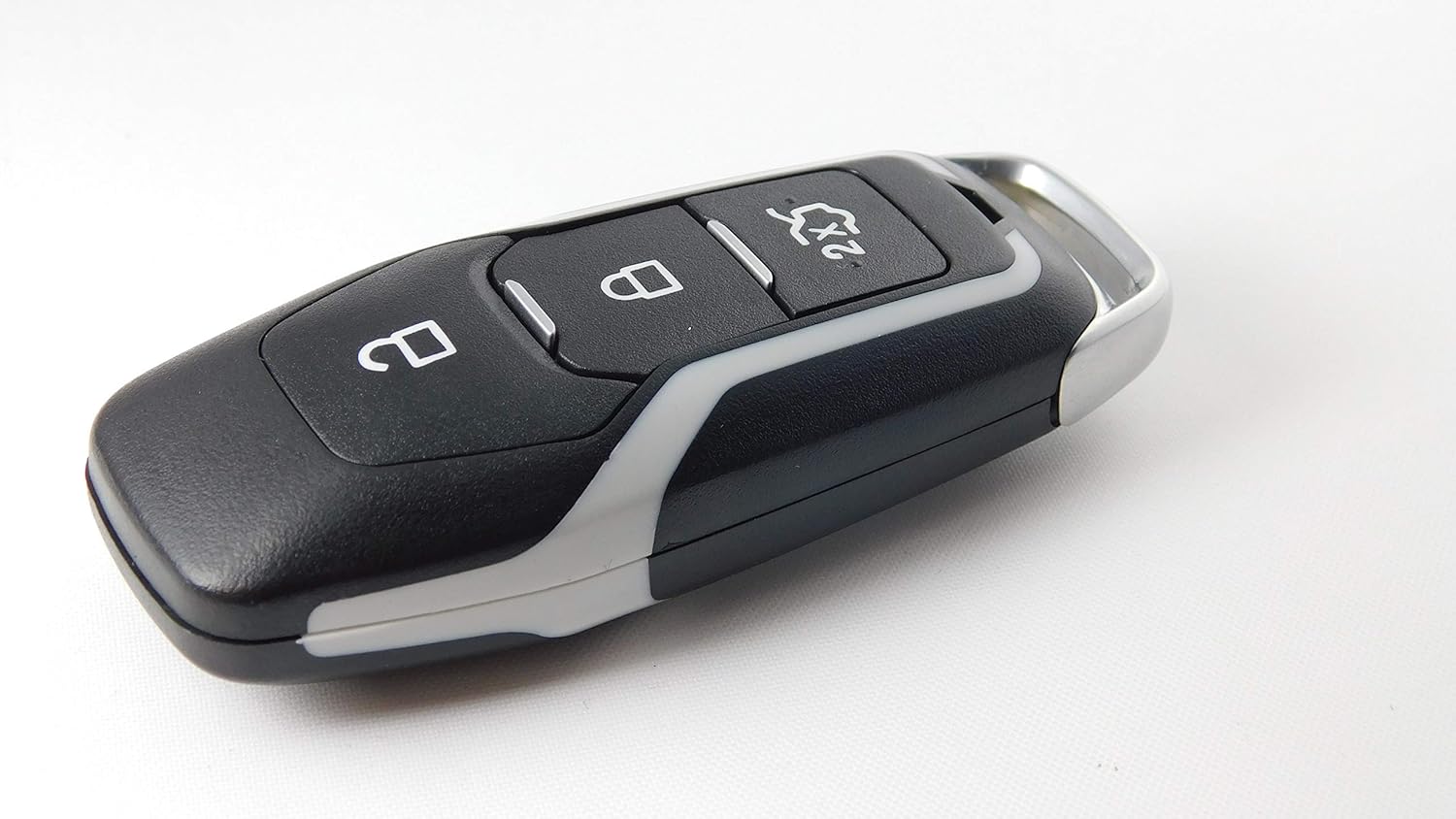 Automobile Locksmith Key Shell Case for Ford Edge Mondeo S-Max Mustang 3 Button Smart Remote Key, black - Image 3