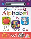 Alphabet Little Learning Library - Write & Wipe Activity Kids Books - Childrens Books, Toddler Books